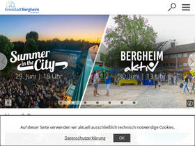 'bergheim.de' screenshot