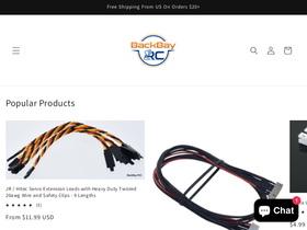 backbayrc.com homepage screenshot