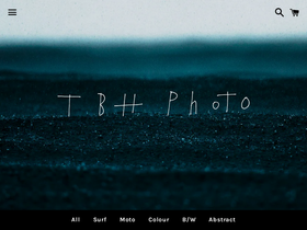 tbhphoto.com homepage screenshot