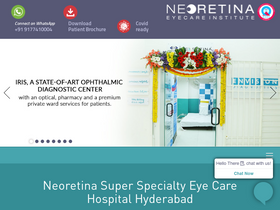 'neoretina.com' screenshot