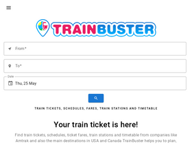 'trainbuster.com' screenshot