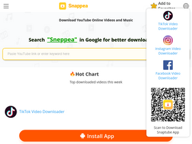 'snappea.com' screenshot
