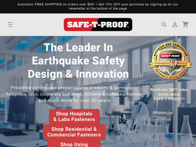 safe-t-proof.com homepage screenshot