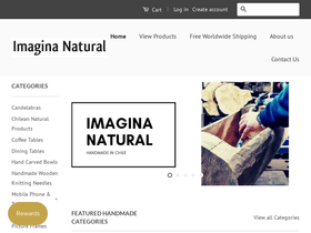 imaginanatural.com homepage screenshot