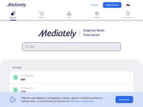 'mediately.co' screenshot