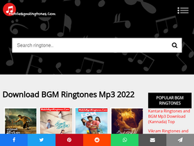 'mobilebgmringtones.com' screenshot