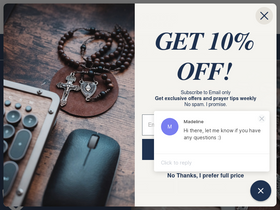 'catholicwoodworker.com' screenshot