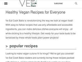 'veeatcookbake.com' screenshot