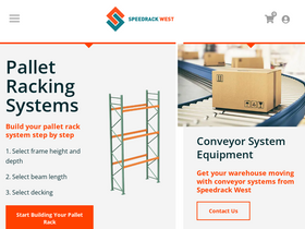 'speedrackwest.com' screenshot