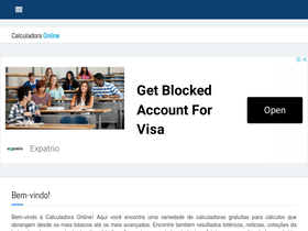'calculadoraonline.com.br' screenshot