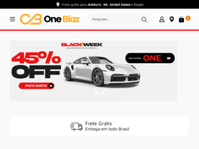 oneblaz.com homepage screenshot
