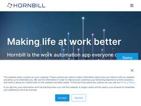 'hornbill.com' screenshot
