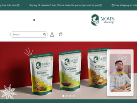 momsmixes.com homepage screenshot