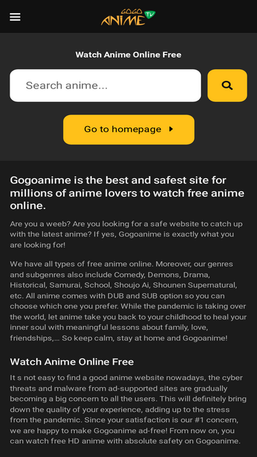GOGOAnime - Watch Anime Online App Trends 2023 GOGOAnime - Watch
