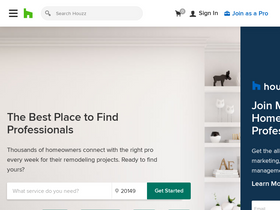 'houzz.com' screenshot