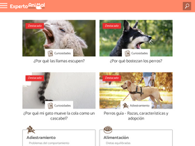 'expertoanimal.com' screenshot