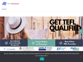 'tefluniversal.com' screenshot