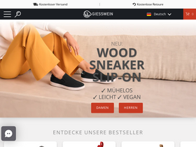 'giesswein.com' screenshot