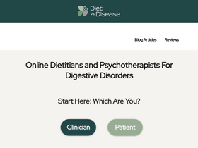 'dietvsdisease.com' screenshot