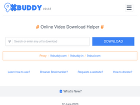 '9xbuddy.org' screenshot