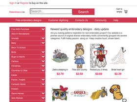 'embroideres.com' screenshot