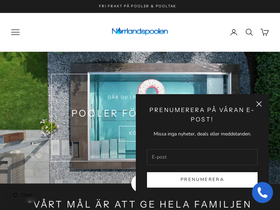 norrlandspoolen.se homepage screenshot