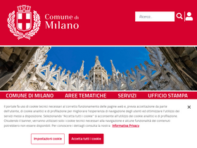 'comune.milano.it' screenshot