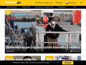 'euractiv.sk' screenshot