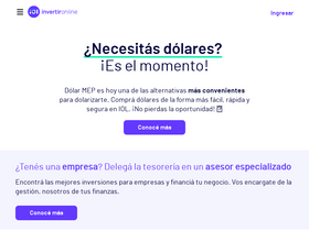 'invertironline.com' screenshot