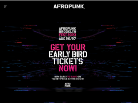 'afropunk.com' screenshot