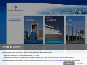 'portdebarcelona.cat' screenshot