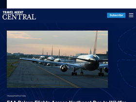 'travelagentcentral.com' screenshot