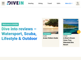'divein.com' screenshot