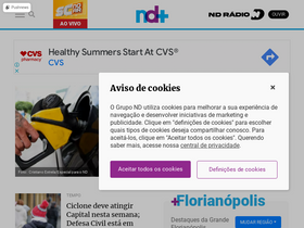 'ndmais.com.br' screenshot