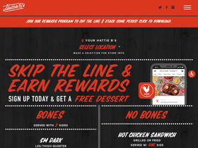 'hattieb.com' screenshot