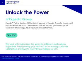 'expediapartnersolutions.com' screenshot