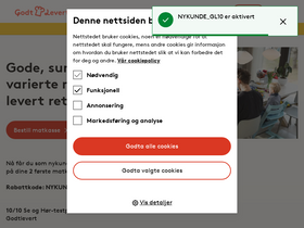 'godtlevert.no' screenshot