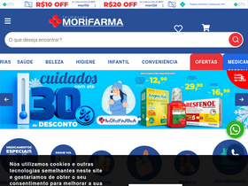 'morifarma.com.br' screenshot