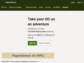'paperdemon.com' screenshot