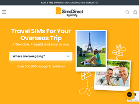 'simsdirect.com.au' screenshot