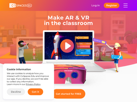 'cospaces.io' screenshot