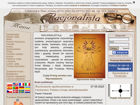 'racjonalista.pl' screenshot