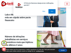 'portaldogeneroso.com' screenshot