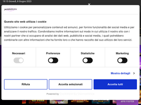 'jackpotcitycasino.it' screenshot