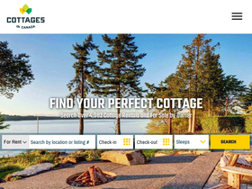 'cottagesincanada.com' screenshot