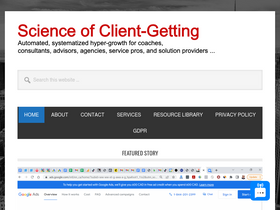 'daniellevis.com' screenshot