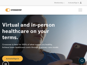 'crossoverhealth.com' screenshot