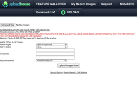 'uploadhouse.com' screenshot