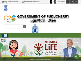 'py.gov.in' screenshot