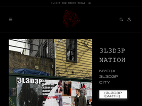 3l3d3p.com homepage screenshot